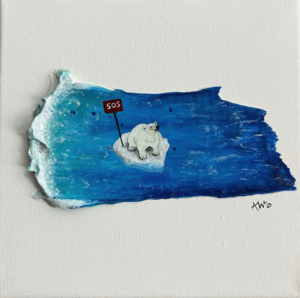 Eisbär (Keilrahmen